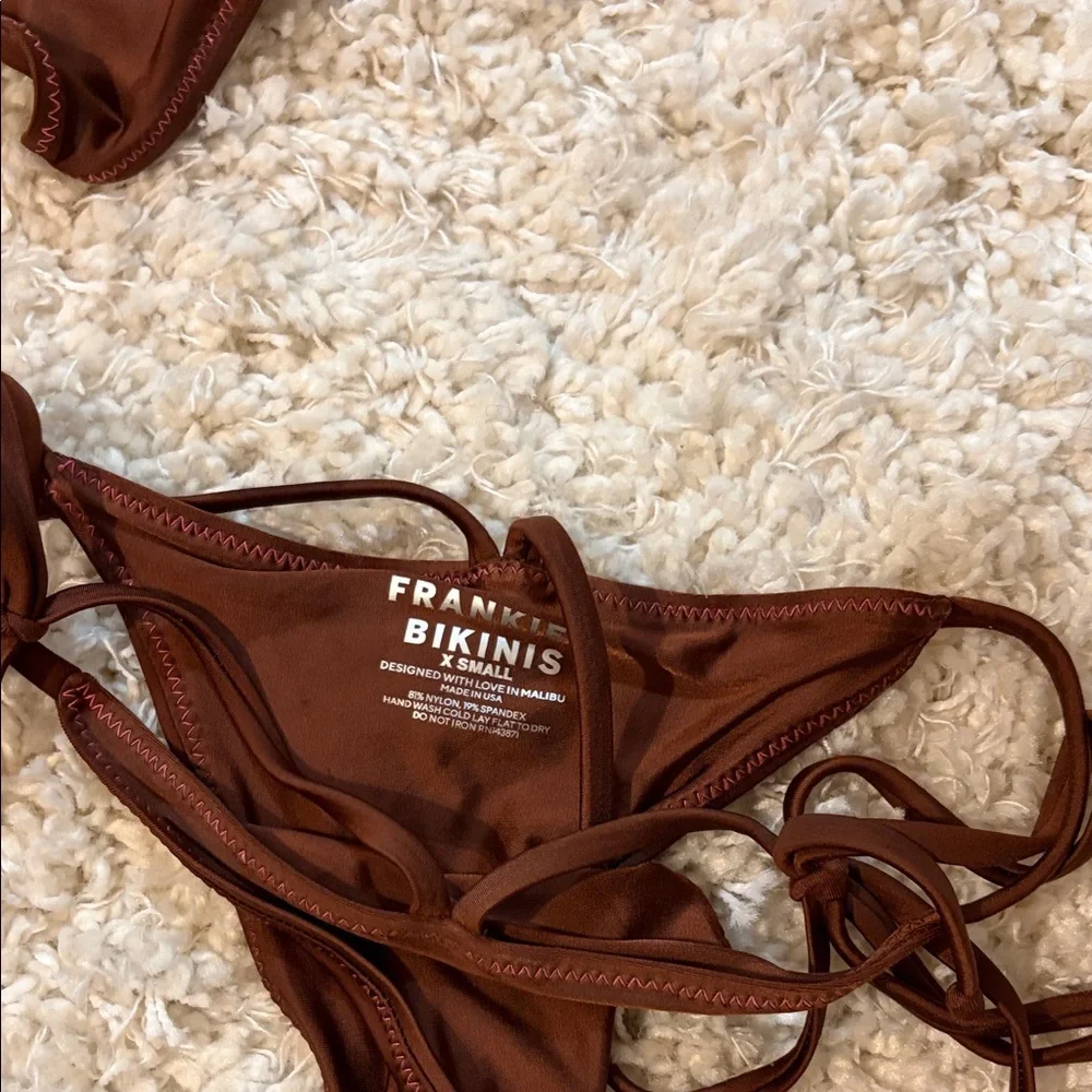 Frankie's Bikinis Brown Bikini Set - Picture 2 of 5